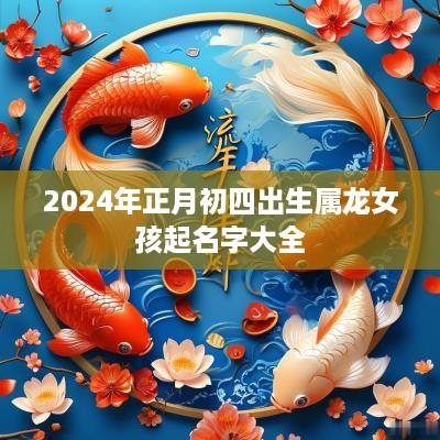2025年正月初四出生属龙女孩起名字大全