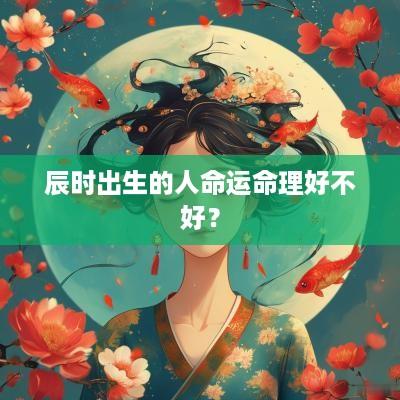 辰时出生的人命运命理好不好？