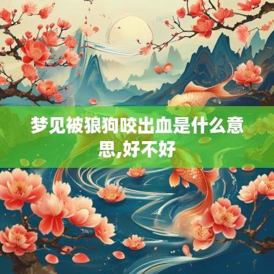 梦见被狼狗咬出血是什么意思,好不好