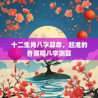 十二生肖八字算命，超准的各属相八字测算