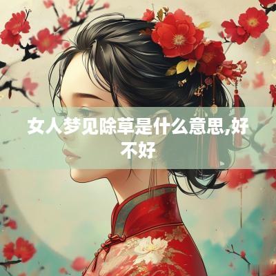 女人梦见除草是什么意思,好不好