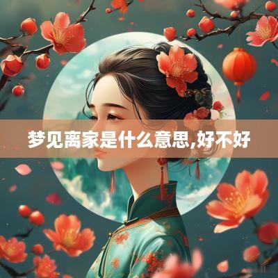 梦见离家是什么意思,好不好