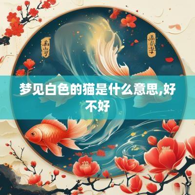 梦见白色的猫是什么意思,好不好