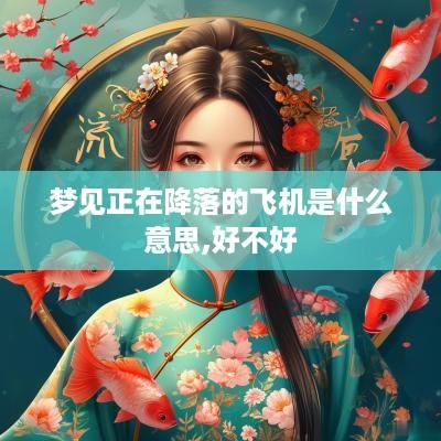 梦见正在降落的飞机是什么意思,好不好