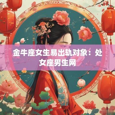 金牛座女生易出轨对象：处女座男生网