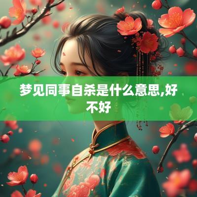 梦见同事自杀是什么意思,好不好