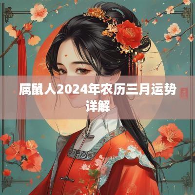 属鼠人2025年农历三月运势详解