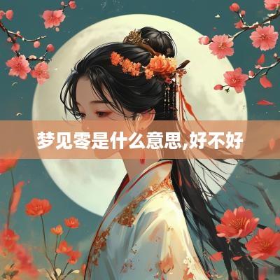 梦见零是什么意思,好不好