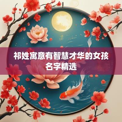 祁姓寓意有智慧才华的女孩名字精选