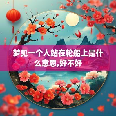 梦见一个人站在轮船上是什么意思,好不好