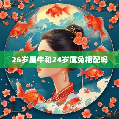 26岁属牛和24岁属兔相配吗