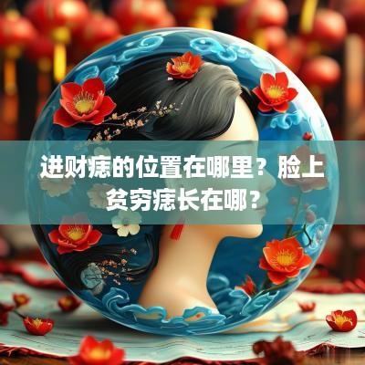 进财痣的位置在哪里？脸上贫穷痣长在哪？