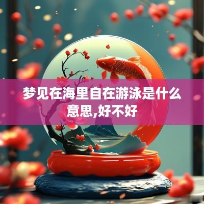 梦见在海里自在游泳是什么意思,好不好