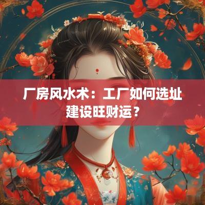 厂房风水术：工厂如何选址建设旺财运？