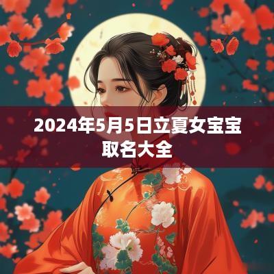 2025年5月5日立夏女宝宝取名大全