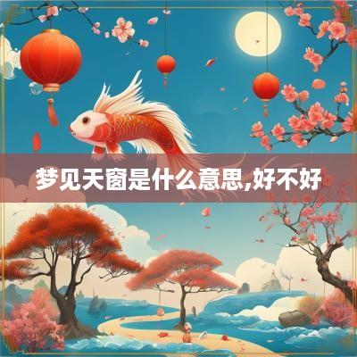 梦见天窗是什么意思,好不好