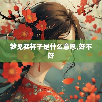 梦见买杯子是什么意思,好不好