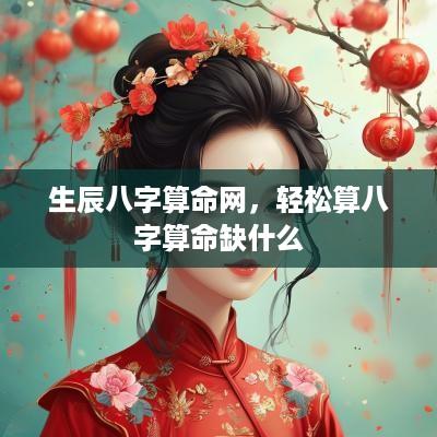 生辰八字算命网，轻松算八字算命缺什么