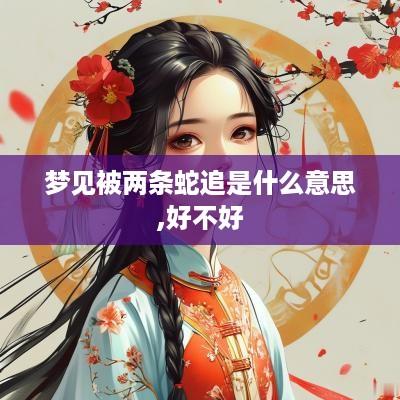 梦见被两条蛇追是什么意思,好不好