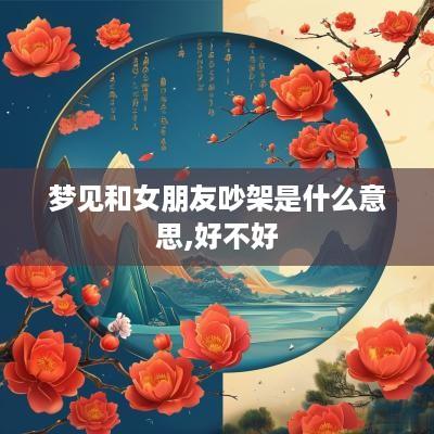 梦见和女朋友吵架是什么意思,好不好