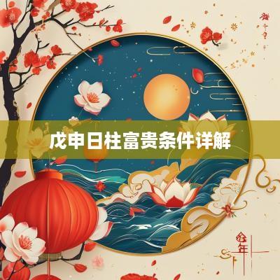 戊申日柱富贵条件详解
