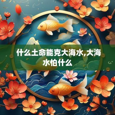  什么土命能克大海水,大海水怕什么