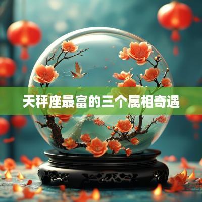 天秤座最富的三个属相奇遇