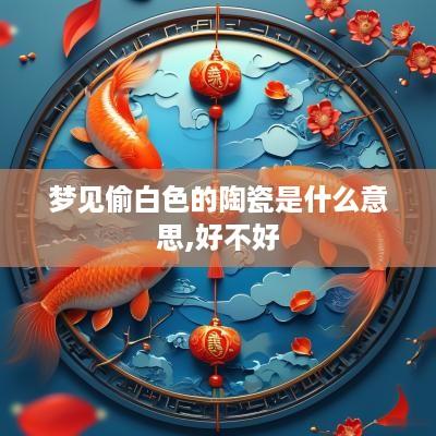 梦见偷白色的陶瓷是什么意思,好不好