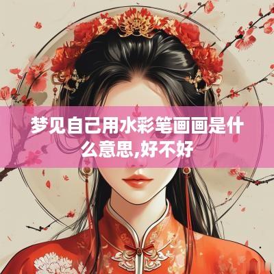 梦见自己用水彩笔画画是什么意思,好不好