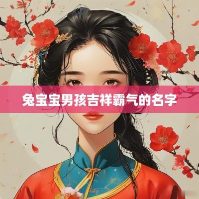 兔宝宝男孩吉祥霸气的名字