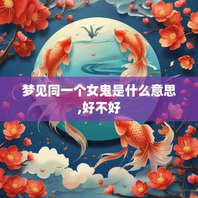 梦见同一个女鬼是什么意思,好不好