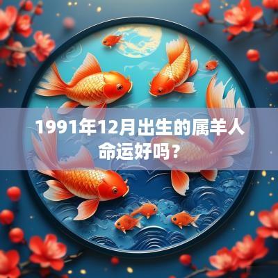 1991年12月出生的属羊人命运好吗？