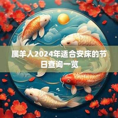 属羊人2025年适合安床的节日查询一览