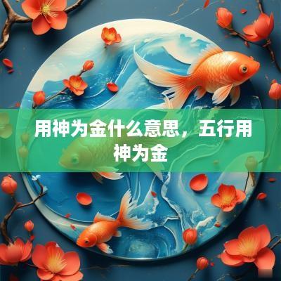  用神为金什么意思，五行用神为金