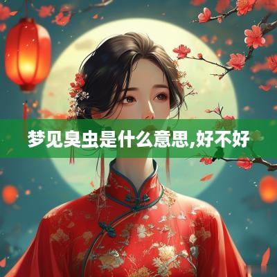 梦见臭虫是什么意思,好不好
