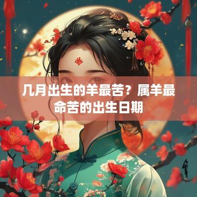 几月出生的羊最苦？属羊最命苦的出生日期