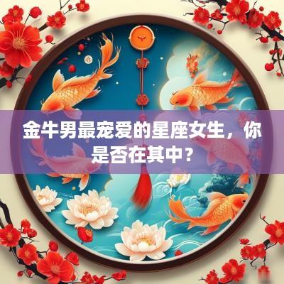 金牛男最宠爱的星座女生，你是否在其中？