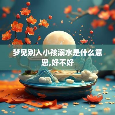 梦见别人小孩溺水是什么意思,好不好