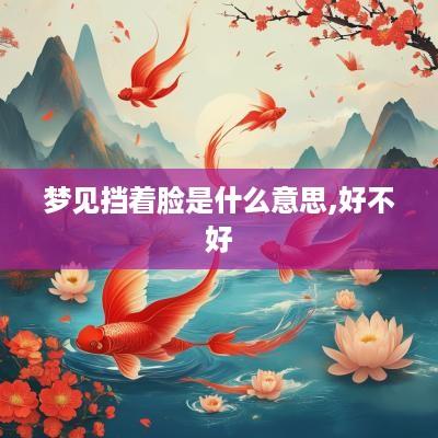 梦见挡着脸是什么意思,好不好
