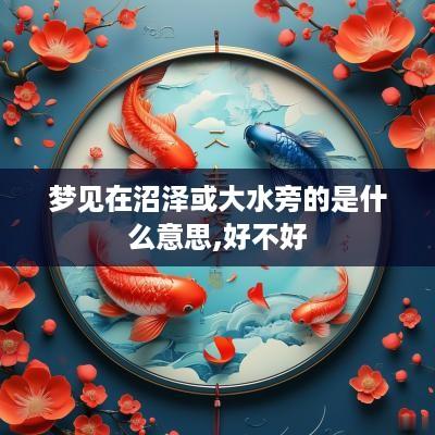 梦见在沼泽或大水旁的是什么意思,好不好