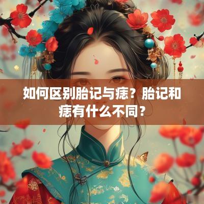 如何区别胎记与痣？胎记和痣有什么不同？