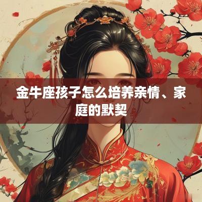 金牛座孩子怎么培养亲情、家庭的默契