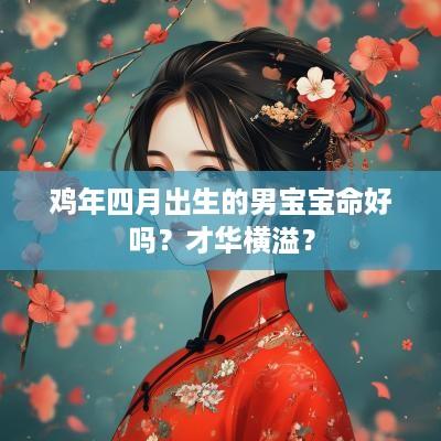 鸡年四月出生的男宝宝命好吗？才华横溢？