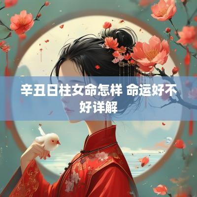 辛丑日柱女命怎样 命运好不好详解
