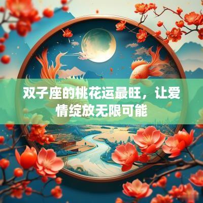 双子座的桃花运最旺，让爱情绽放无限可能