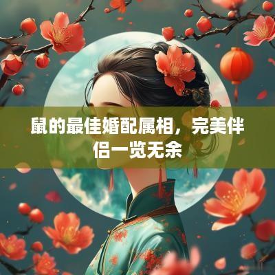 鼠的最佳婚配属相，完美伴侣一览无余
