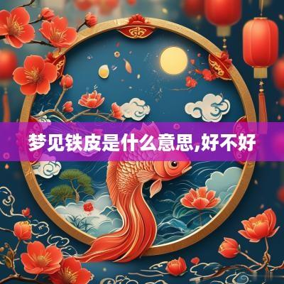 梦见铁皮是什么意思,好不好