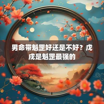 男命带魁罡好还是不好？戊戌是魁罡最强的