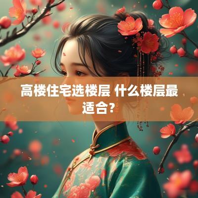 高楼住宅选楼层 什么楼层最适合？