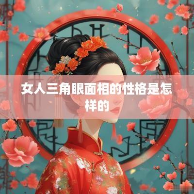 女人三角眼面相的性格是怎样的